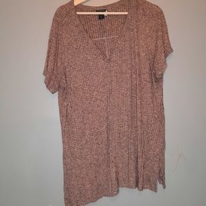 16- Torrid Size 2. Pink short sleeve. Button detai